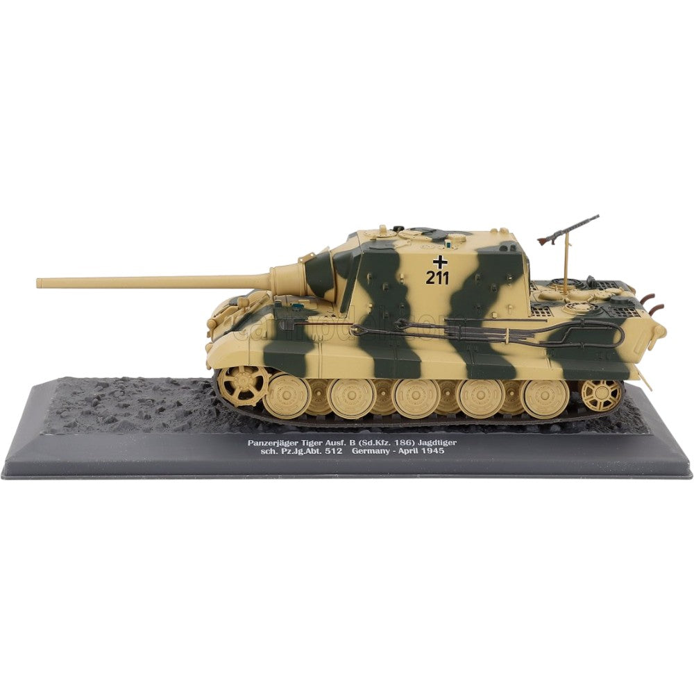 Panzerjager Tiger Ausf. B Sd.Kfz. 186 Jagdtiger sch. Pz.Jg.Abt. 512 Germany April 1945 1/43