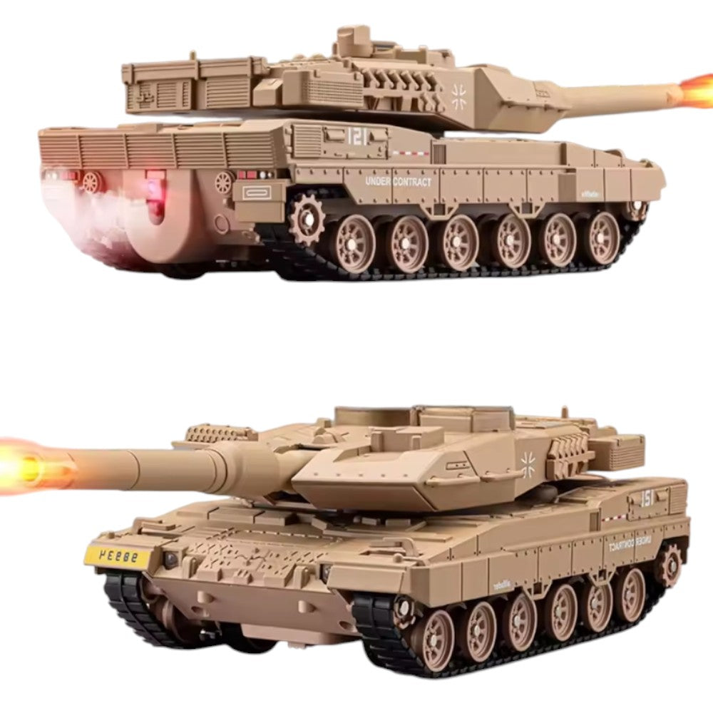 Tanque Leopard Sand Camo. Luces y Humo 1/36