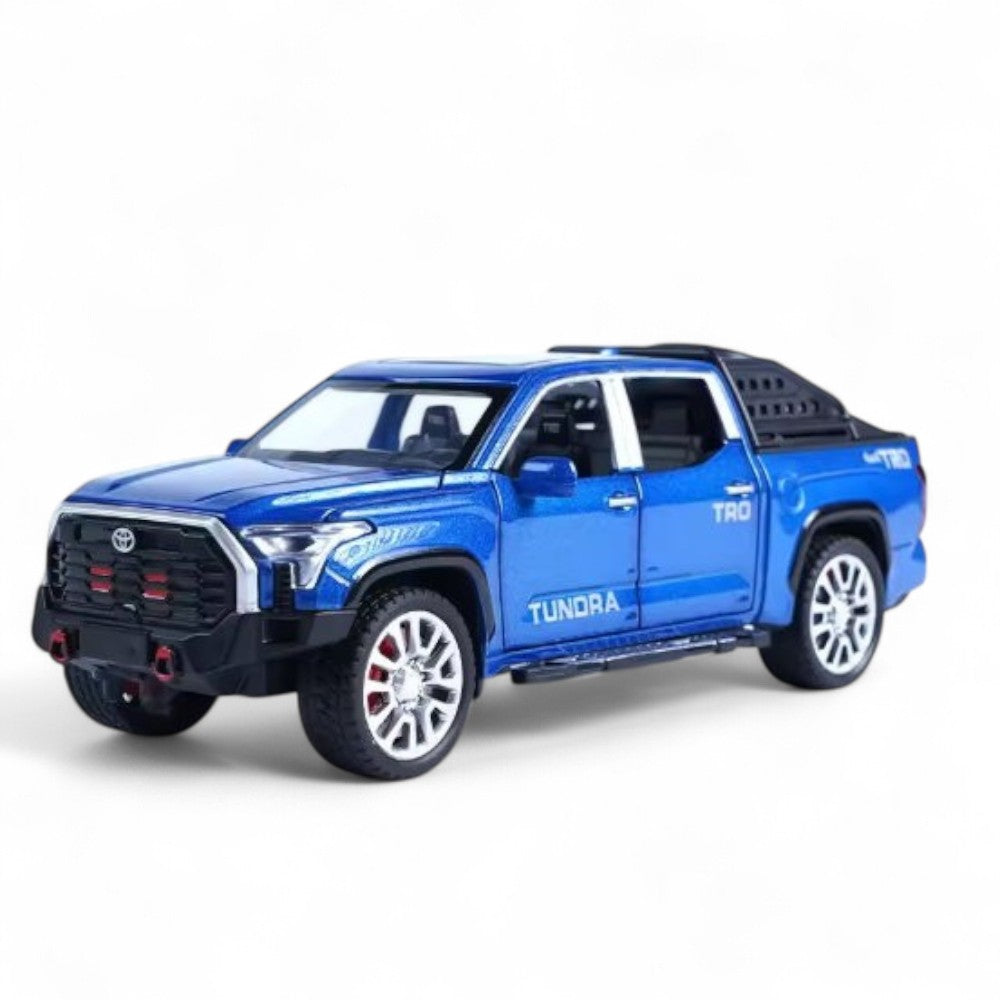 Toyota Tundra TRD Azul Luces y Sonido 1/32