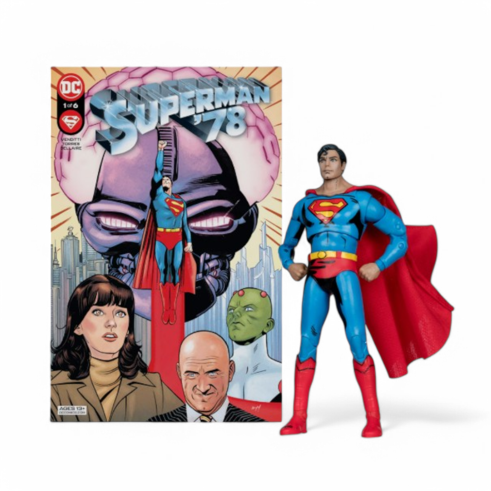 DC Direct - Page Punchers: Superman W/ Comic Book Superman '78