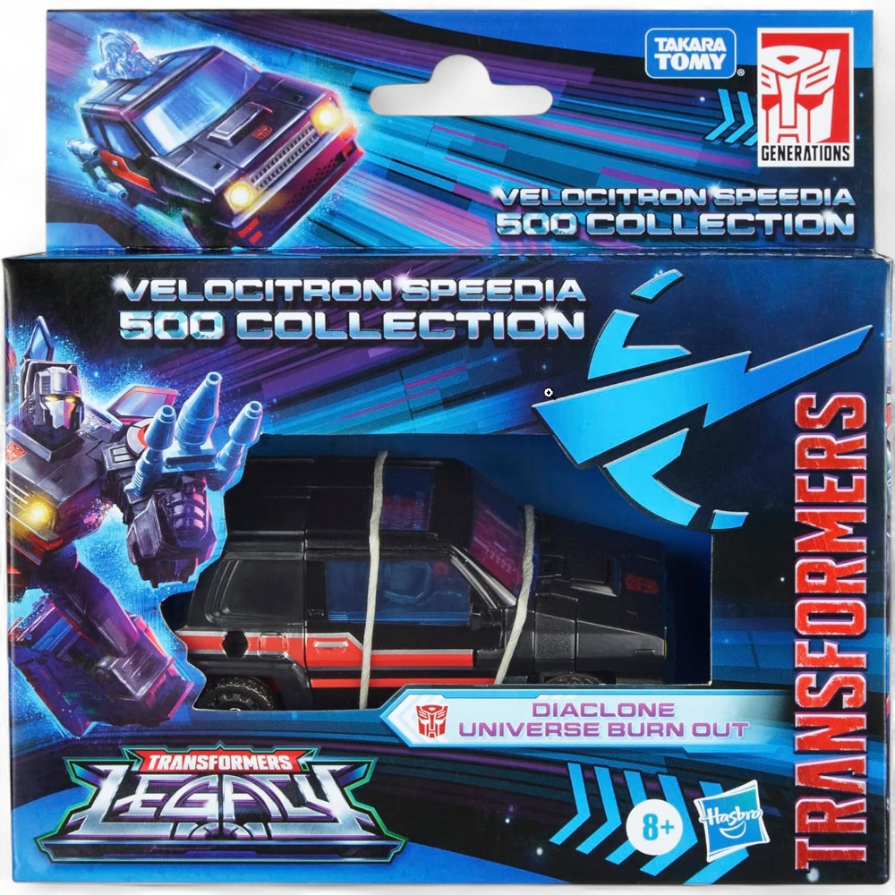 Transformers Legacy Velocitron Speedia 500 Collection Diaclone Universe Burn Out