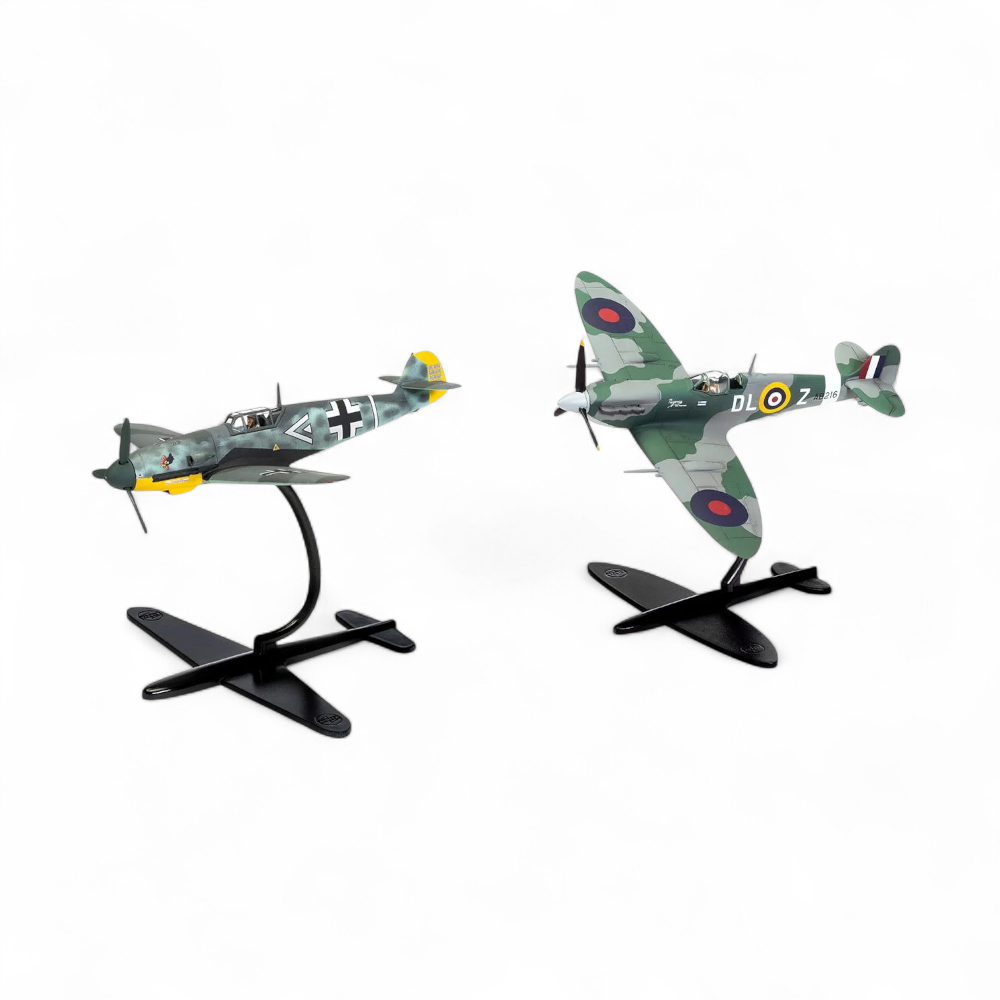 Double Fighter: Supermarine Spitfire Mk.Vc vs Messerschmitt BF-109F-4 Gift Set Model Kit 1/72