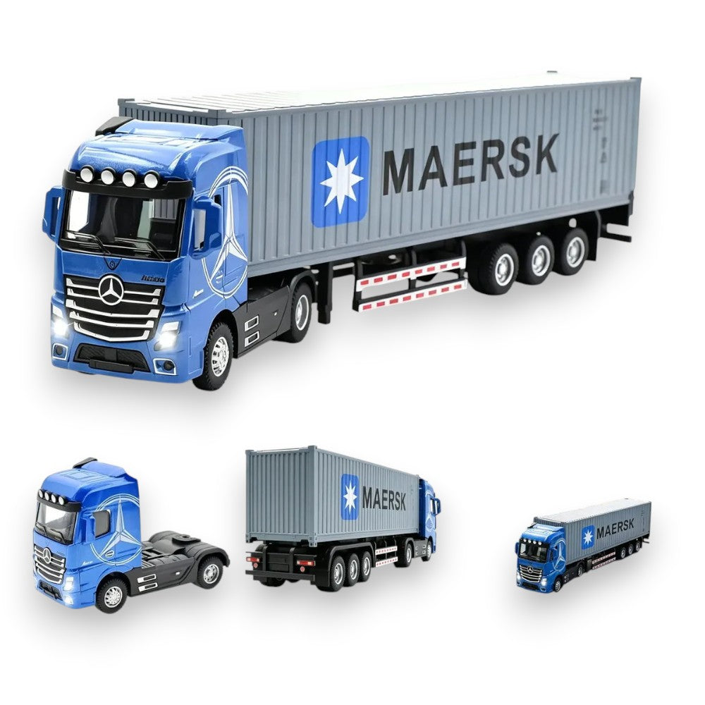 Camión Mercedes Benz Actros Azul Maersk 1/43