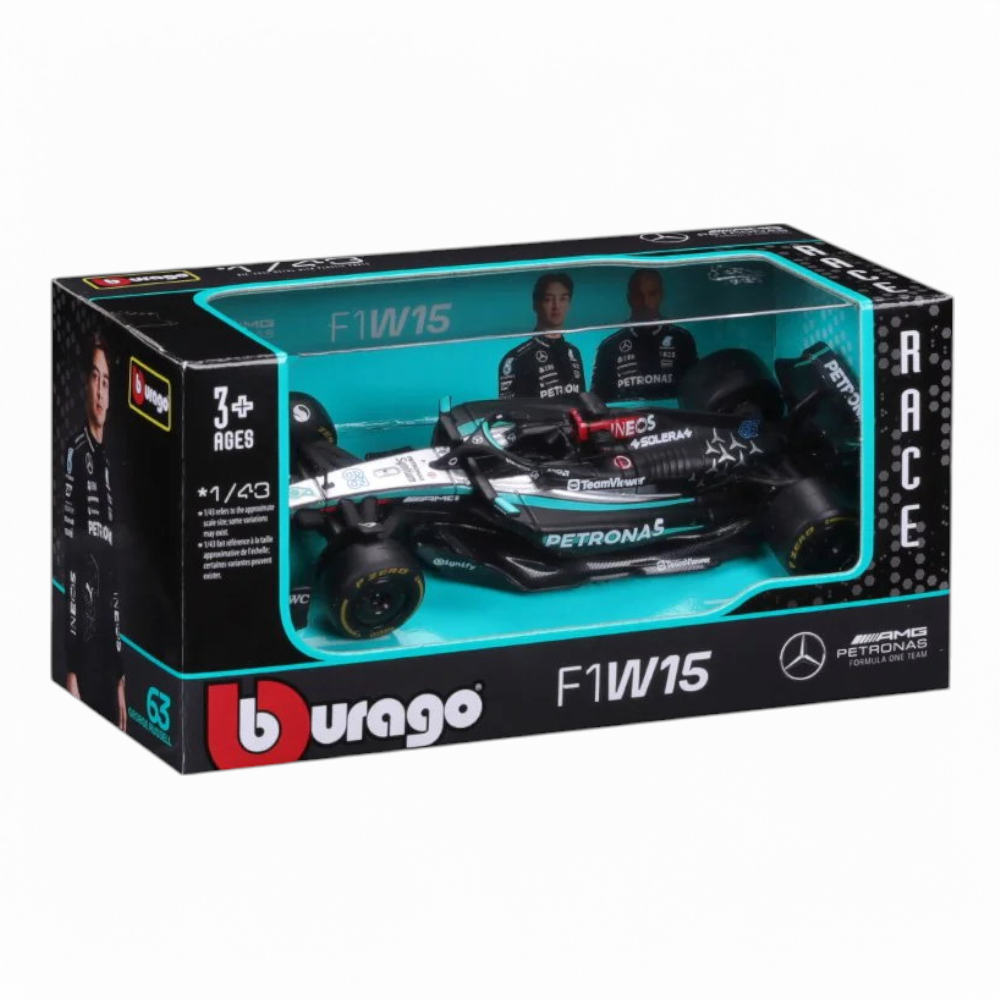 F1 Mercedes-AMG W15 E #63 British GP 2024 - George Russell 1/43