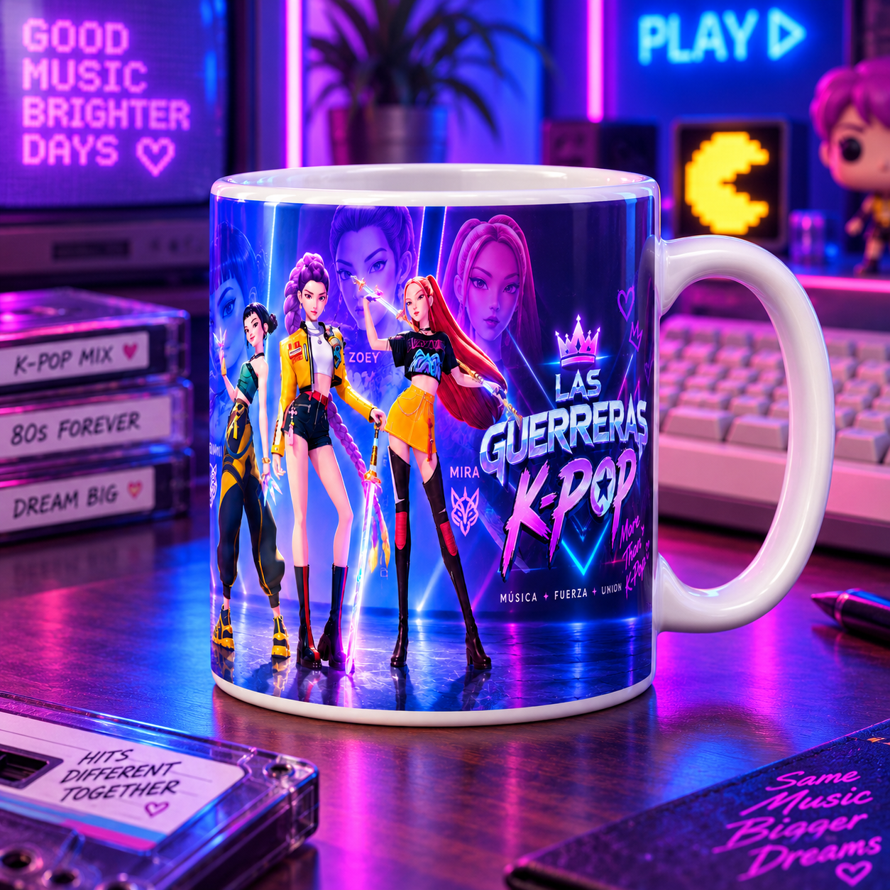 K-Pop Demon Hjunters (Las Guerreras K-Pop) Mug 11 Oz.