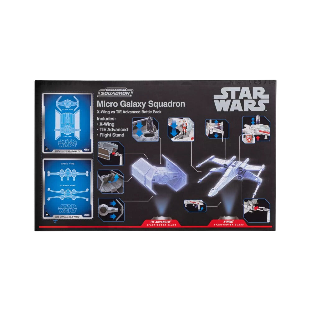 Micro Galaxy Squadron X-wing vs. Tie Advanced Battle Pack