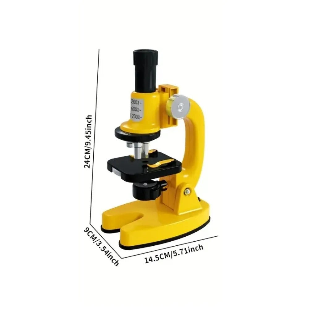 Microscopio Básico para Niños (Amarillo)