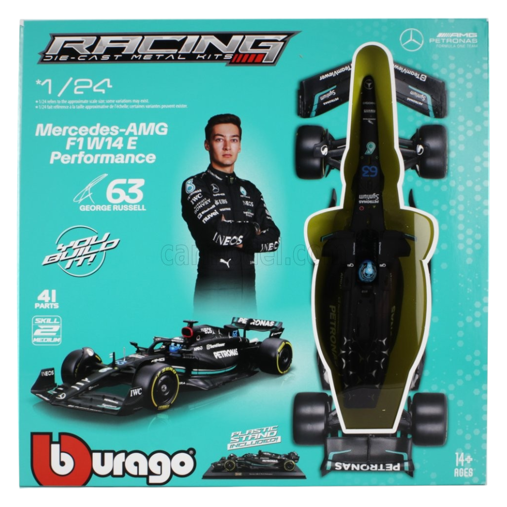 F1 W14 E Mercedes-AMG Petronas #63 2023 - George Russell Model Kit 1/24