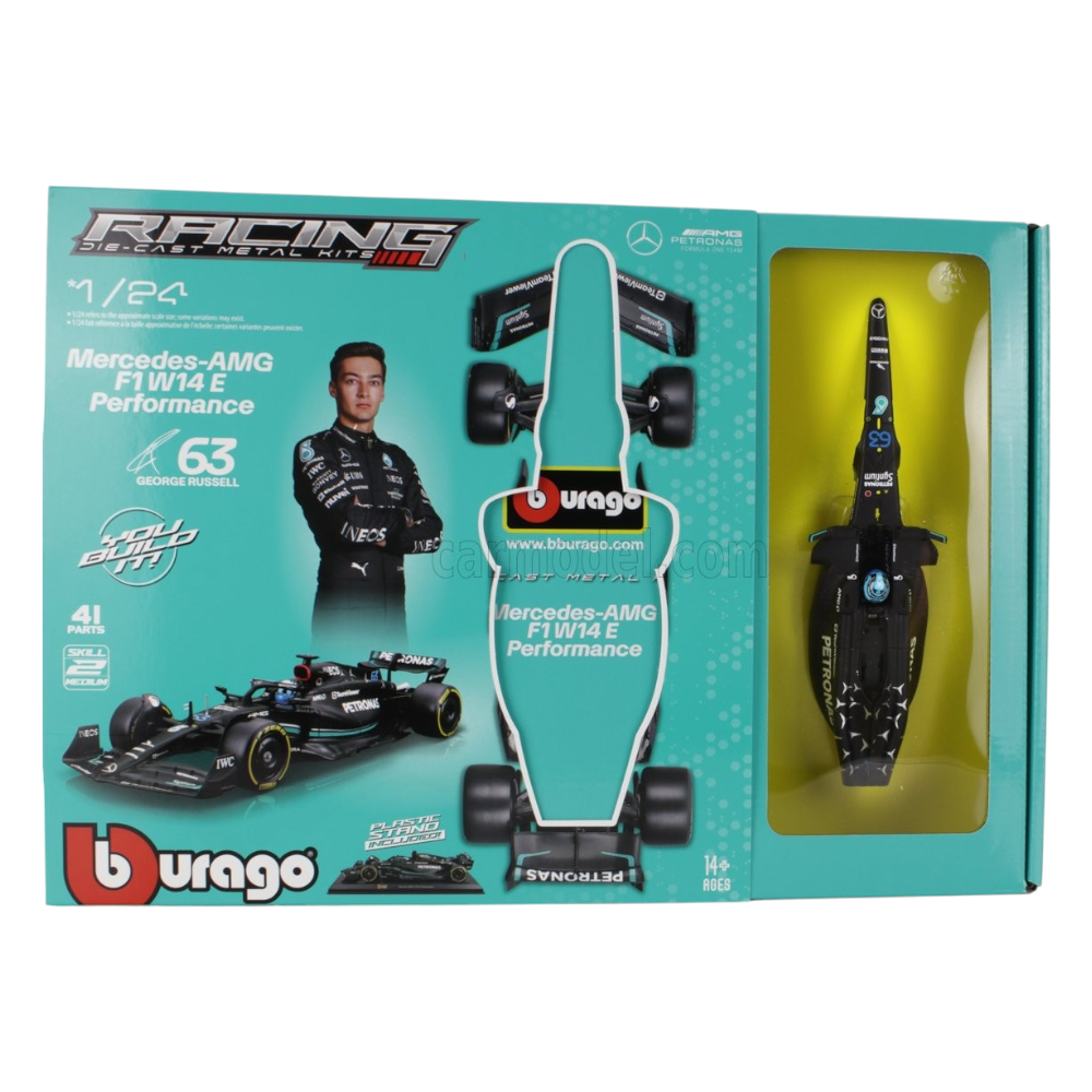 F1 W14 E Mercedes-AMG Petronas #63 2023 - George Russell Model Kit 1/24