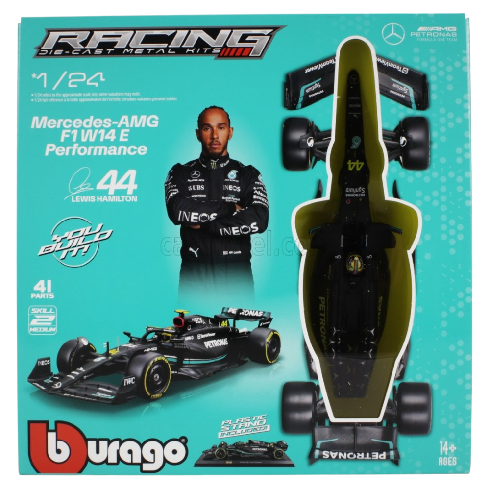 F1 W14 E Mercedes-AMG Petronas #44 2023 - Lewis Hamilton Model Kit 1/24