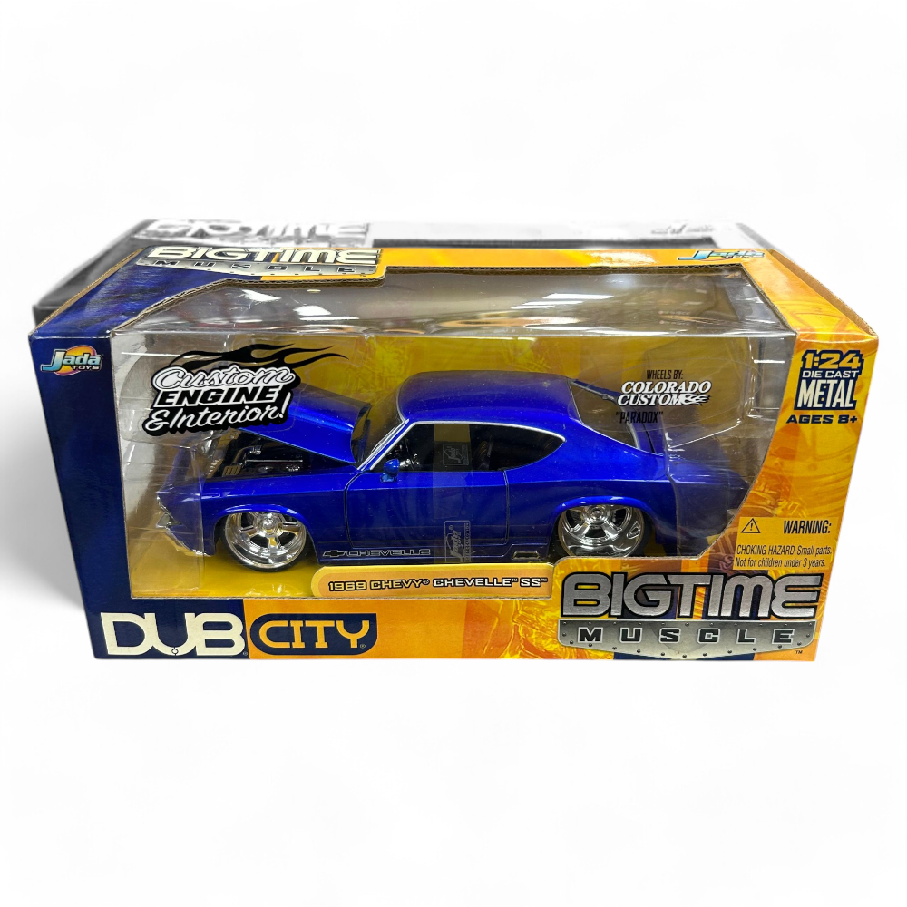 Dub City Bigtime Muscle - 1969 Chevy Chevelle "SS" Blue 1/24
