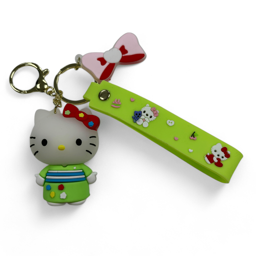 Llavero Hello Kitty Kimono Verde