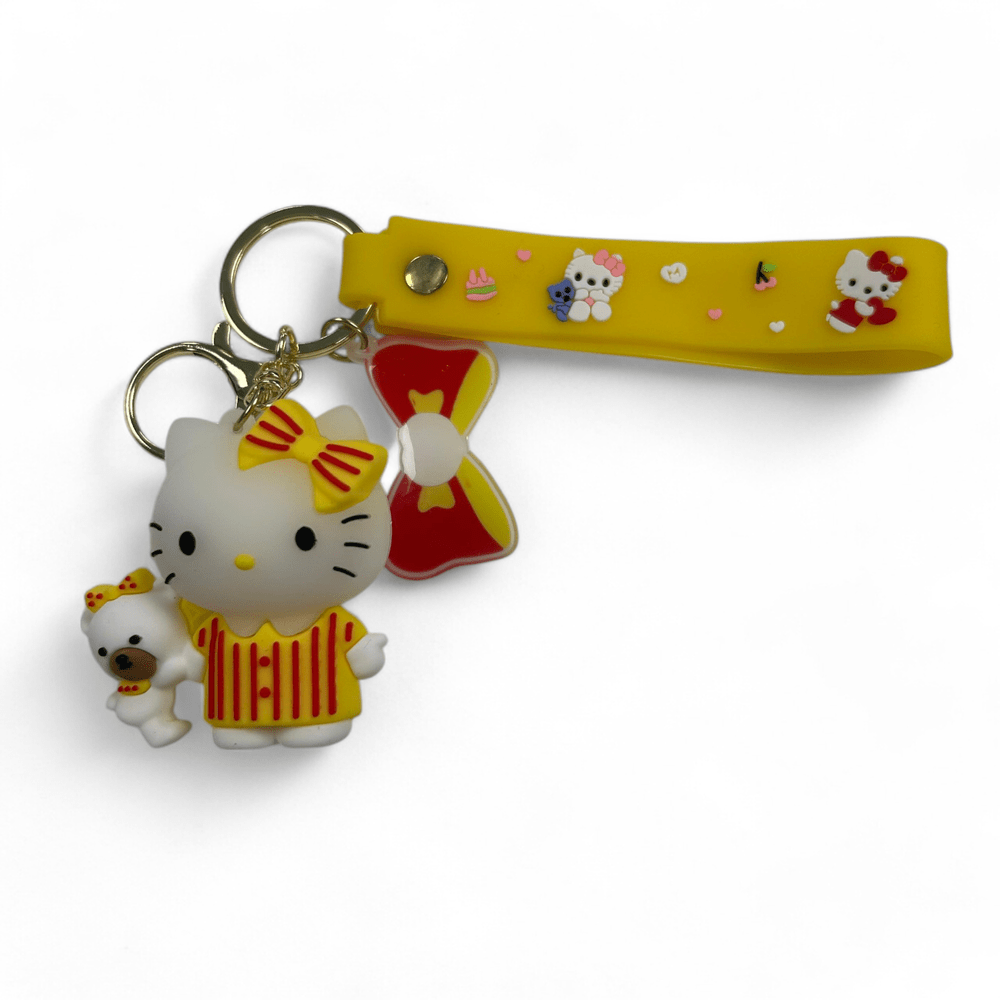Llavero Hello Kitty Pijama Amarillo