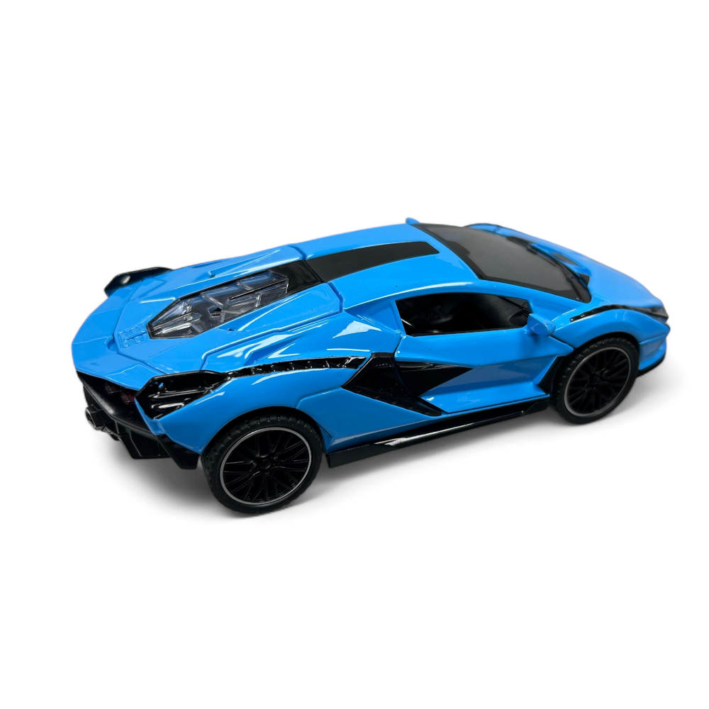 Lamborghini Sian Celeste Luces y Sonido 1/32