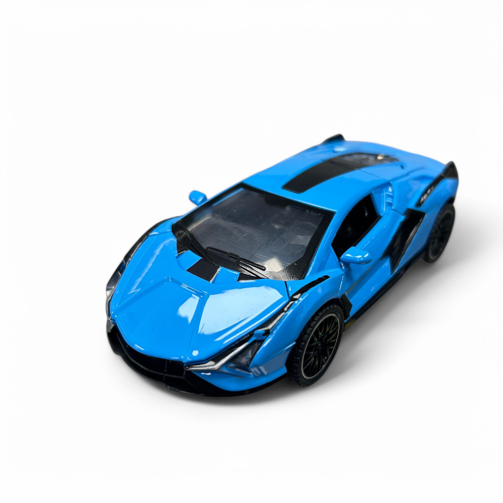 Lamborghini Sian Celeste Luces y Sonido 1/32