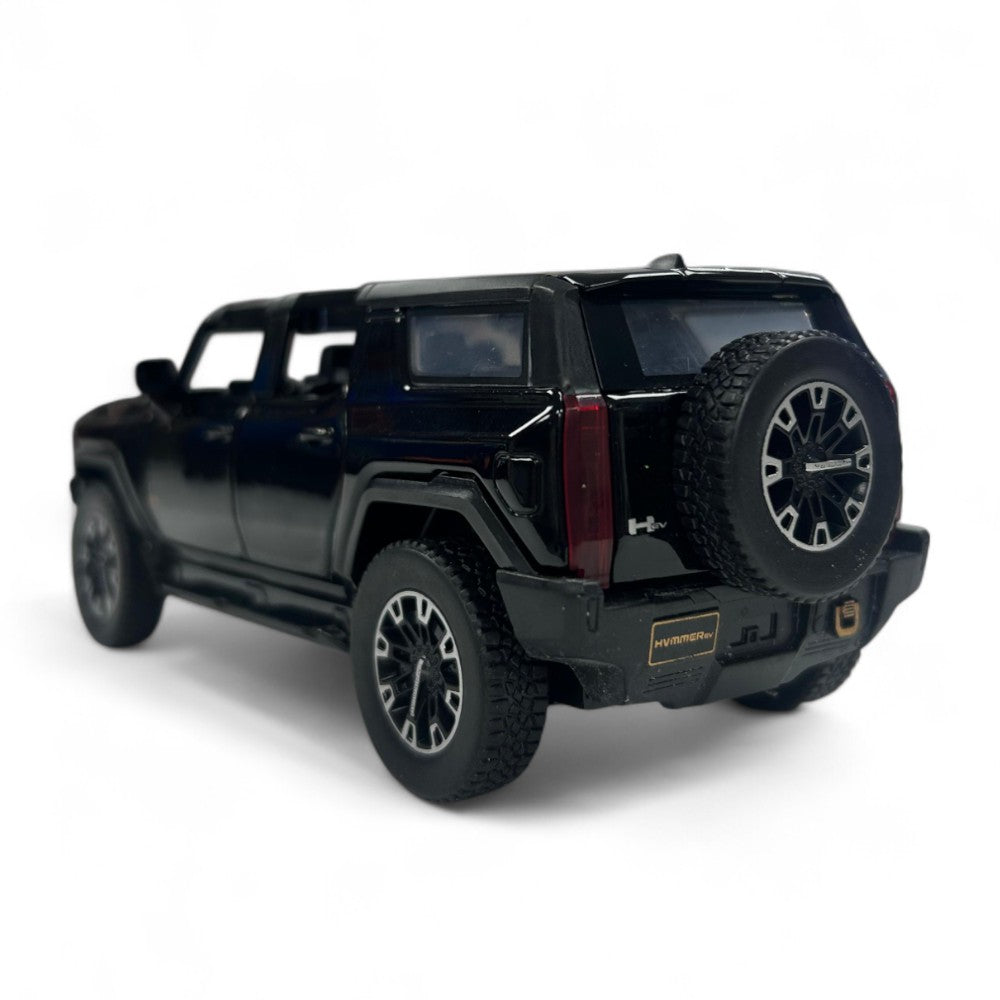 Hummer HEV SUV Descapotable Negro Luces y Sonido 1/32