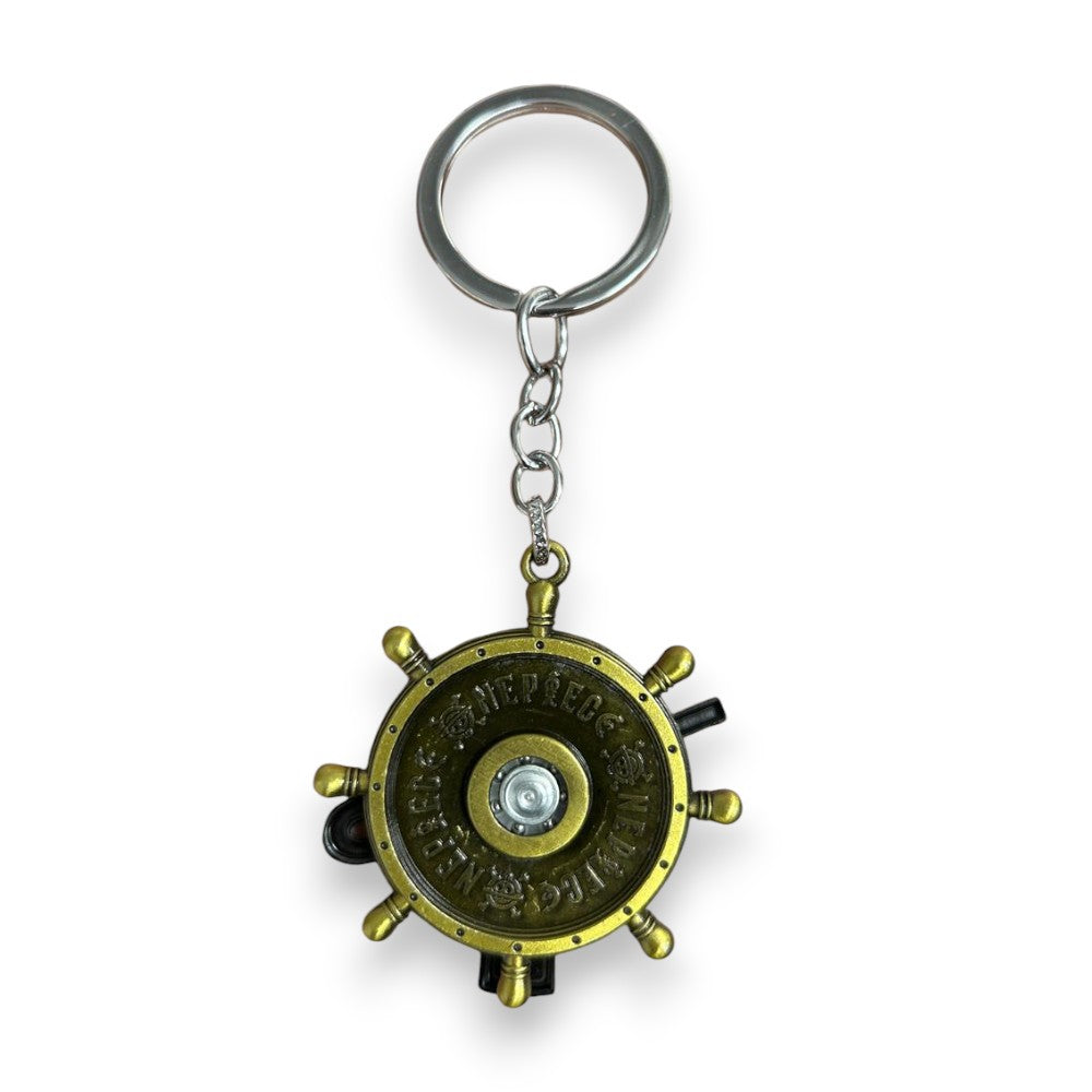 Llavero giratorio One Piece Calavera Zoro