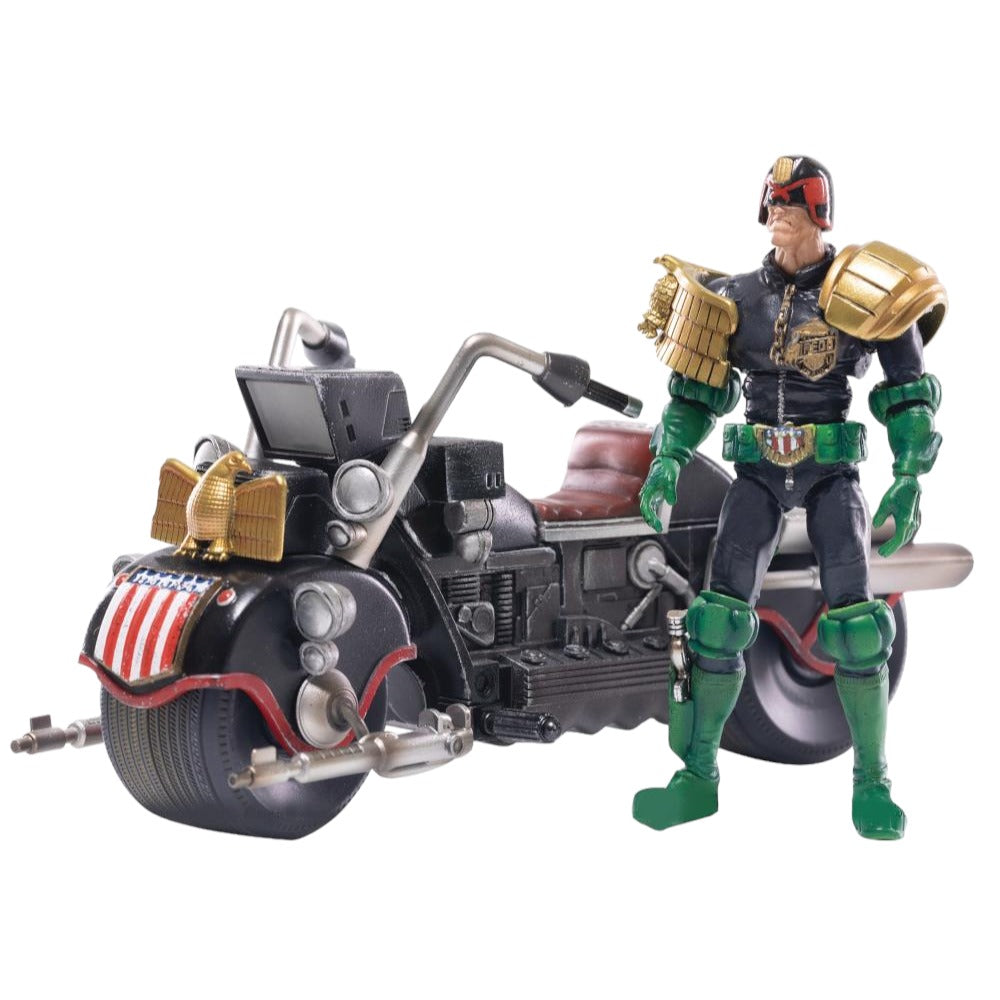 2000 AD Exquisite Mini Series Judge Dredd & Lawmaster Mark II 1/18