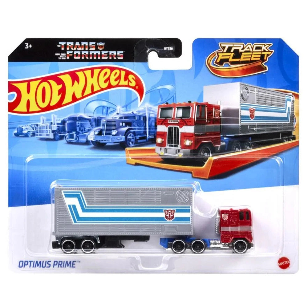 Hot Wheels Transformers Track Fleet Optimus Prime 1/64
