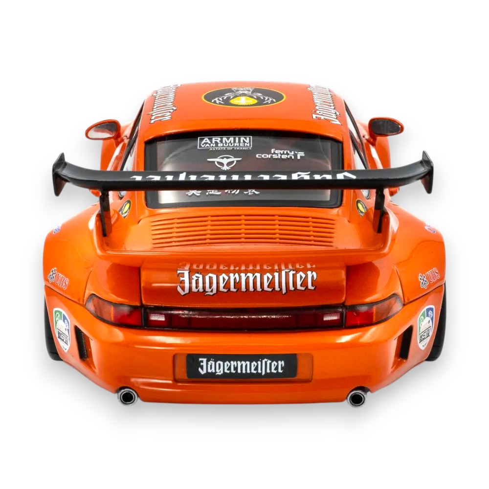 Porsche 911 993 RWB Rauh-Welt Bodykit Jägermeister #7 2020 1/18