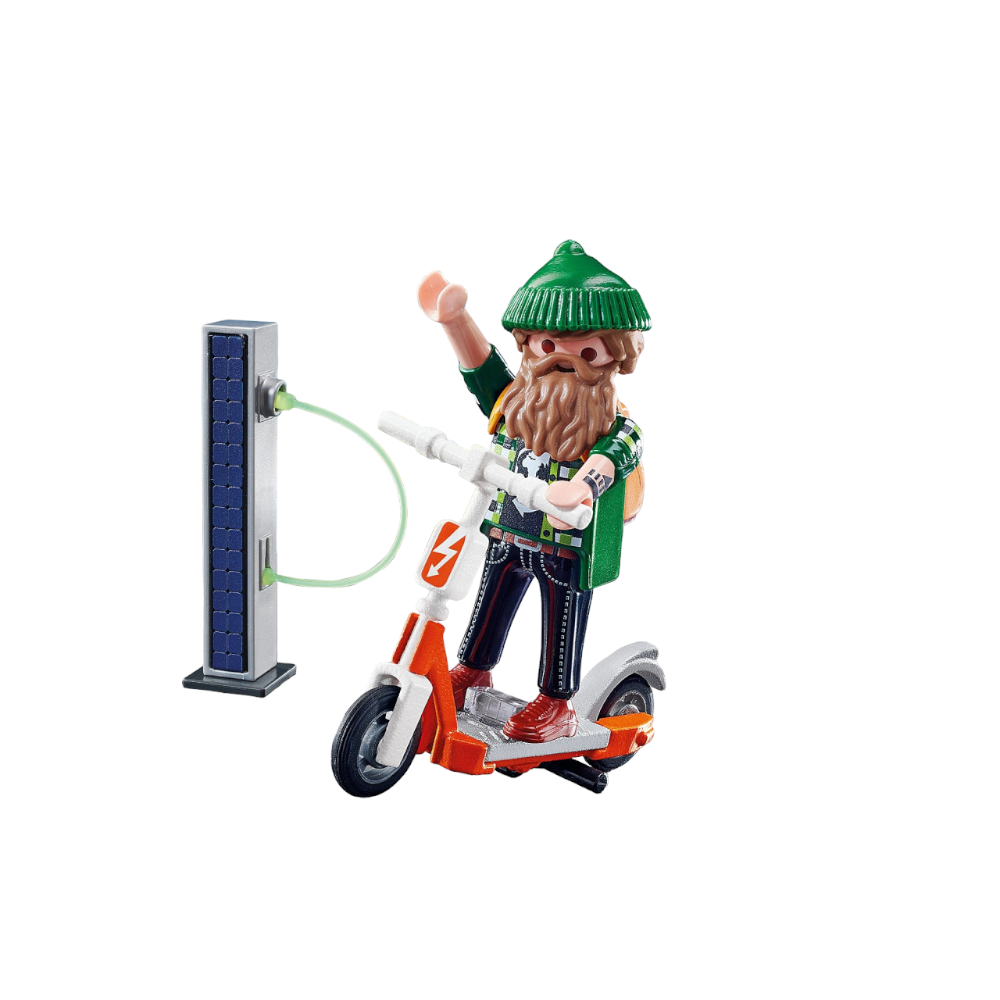 Patinete playmobil sales