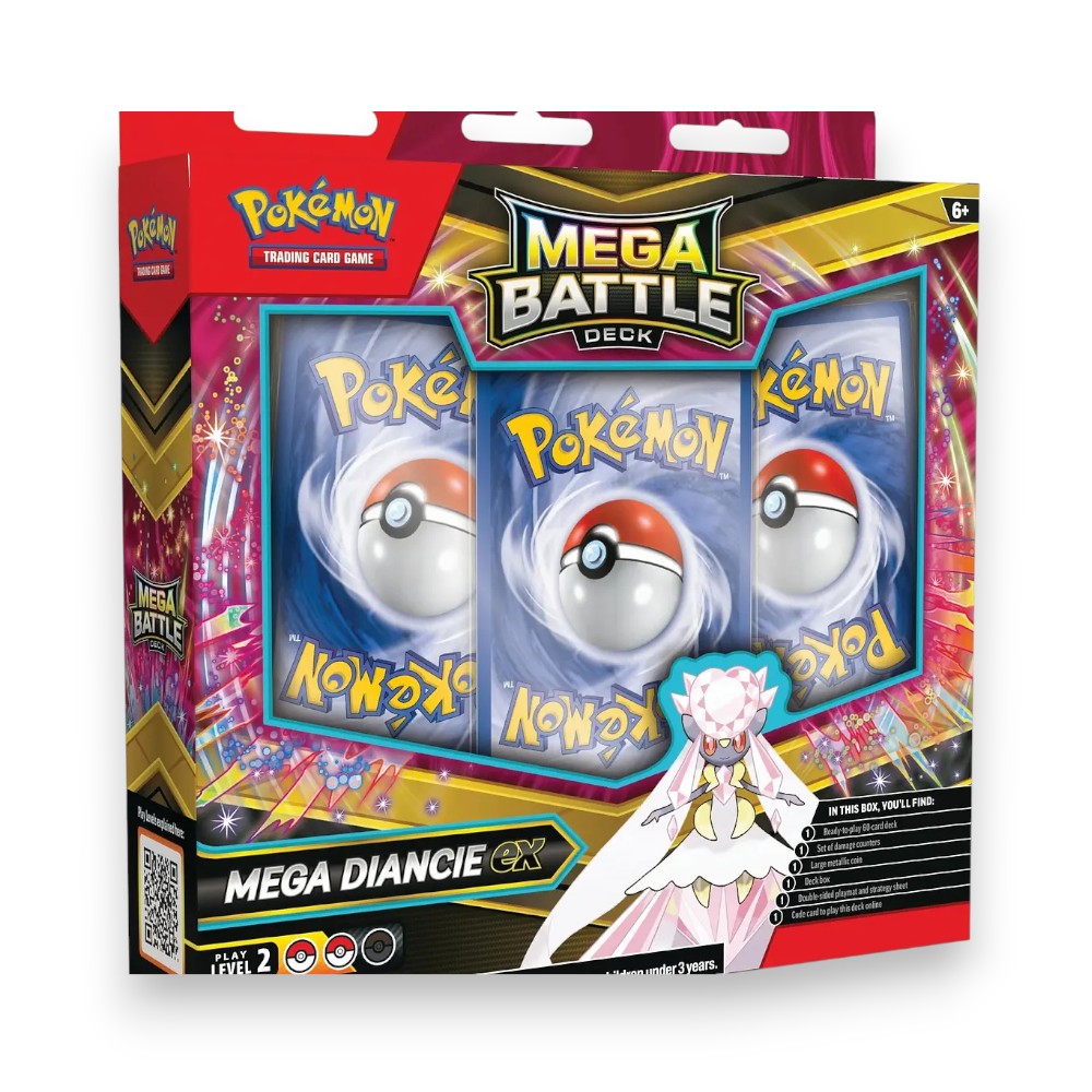 Pokémon TCG Mazo Megacombate - Mega Dieancie ex Español