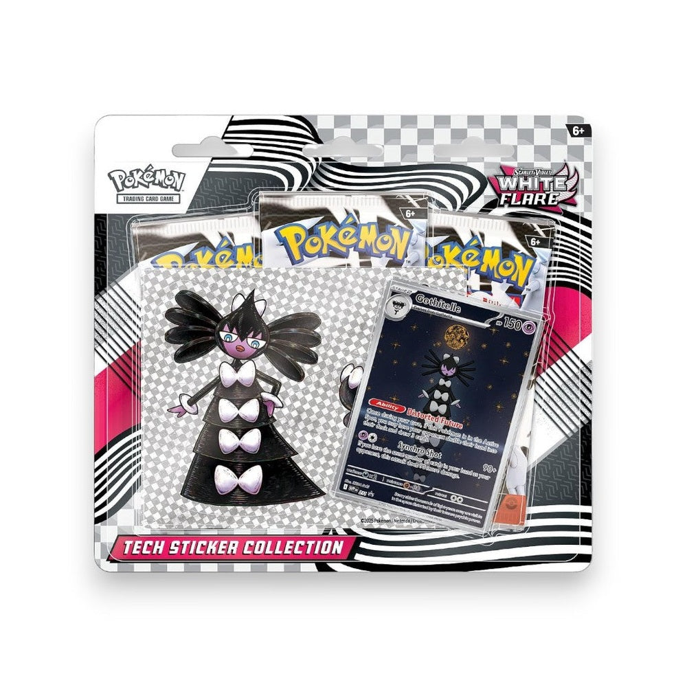 Pokémon Scarlet & Violet - White Flare Tech Sticker Collection Pack English