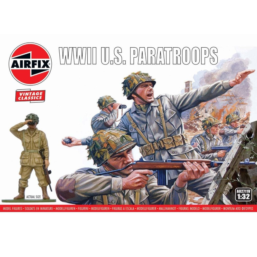 WWII U.S. Paratroops Paracaidístas 1/32