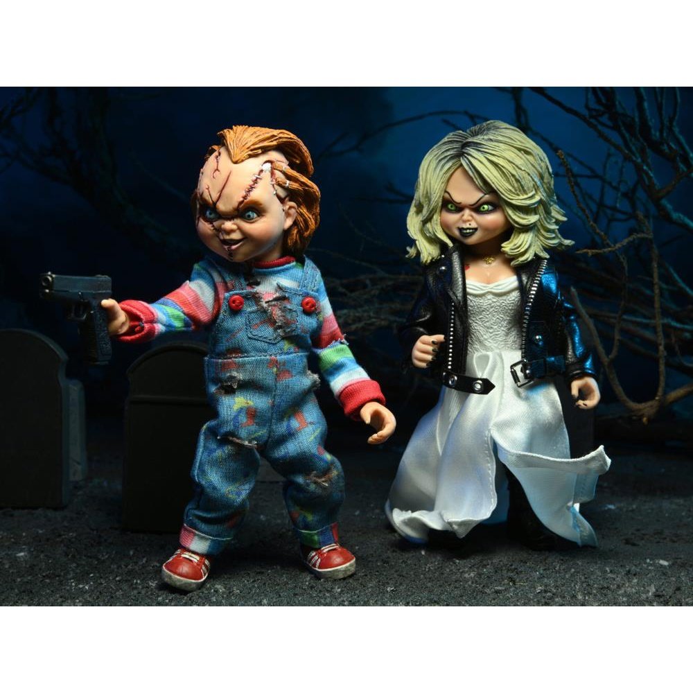 Bride of Chucky - Chucky & Tiffany Clothed 2-Pack