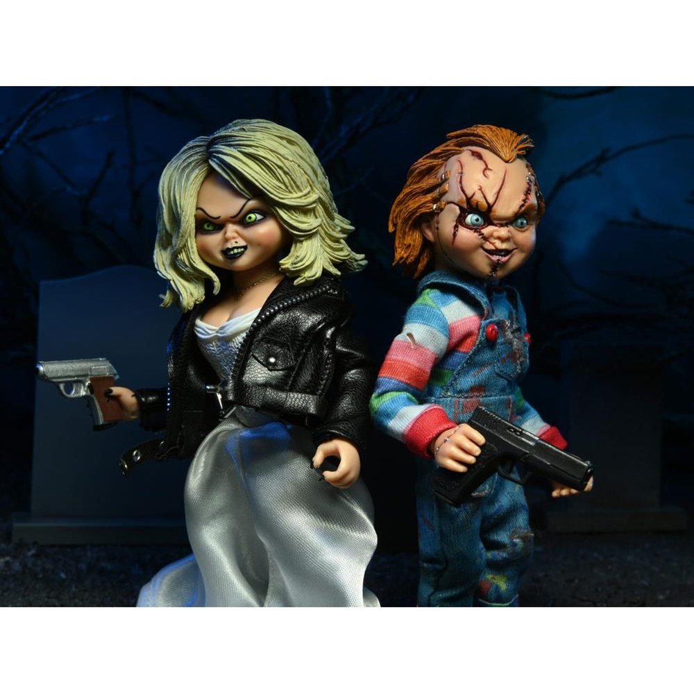 Bride of Chucky - Chucky & Tiffany Clothed 2-Pack