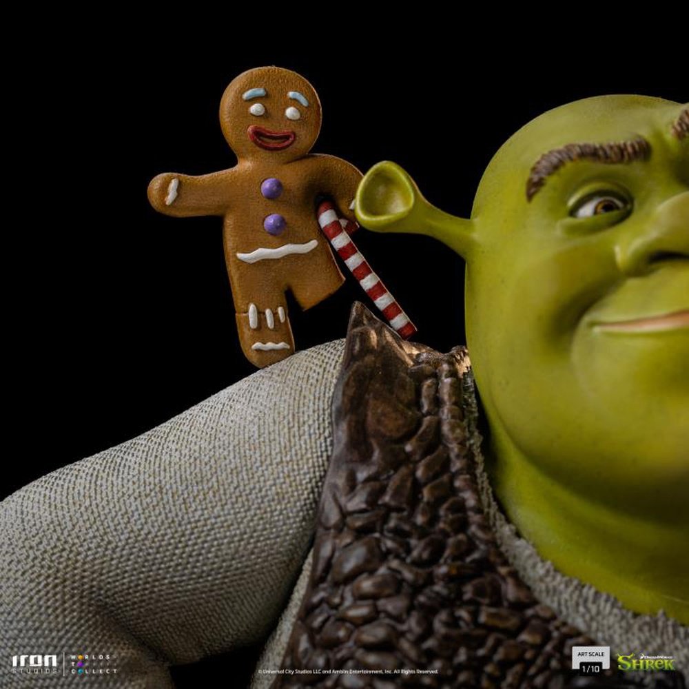 Shrek, Donkey and the Gingerbread Man Deluxe Art Scale 1/10