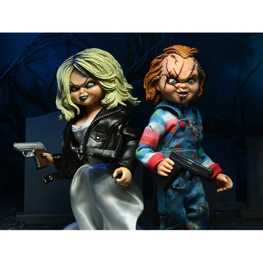 Bride of Chucky - Chucky & Tiffany Clothed 2-Pack