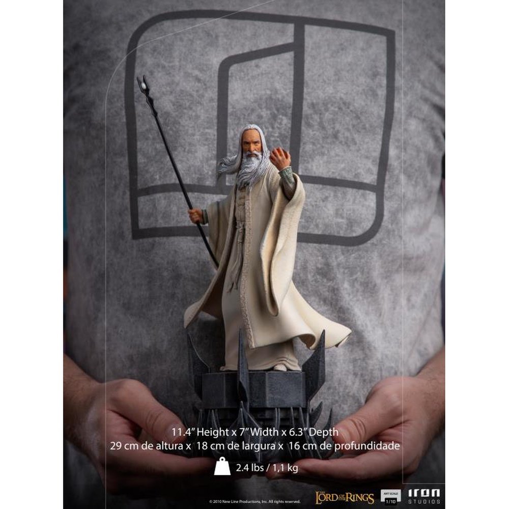 The Lord of the Rings Battle Diorama Series Saruman Art Scale Limited Edition 1/10