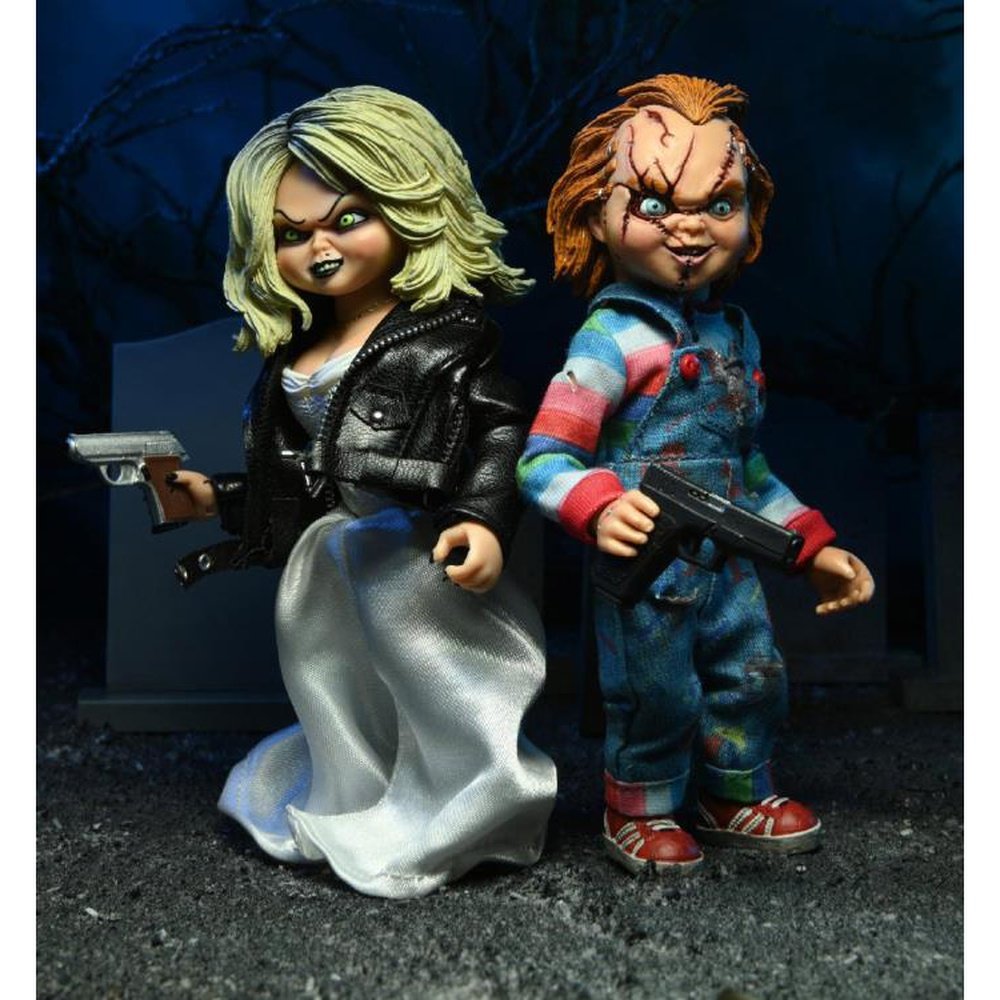 Bride of Chucky - Chucky & Tiffany Clothed 2-Pack