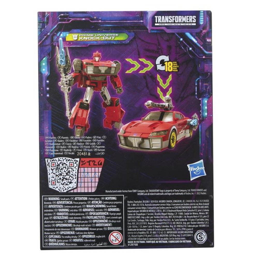 Transformers: Legacy Deluxe Prime Universe Knock Out