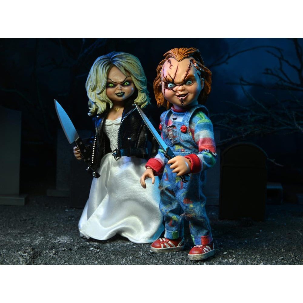Bride of Chucky - Chucky & Tiffany Clothed 2-Pack