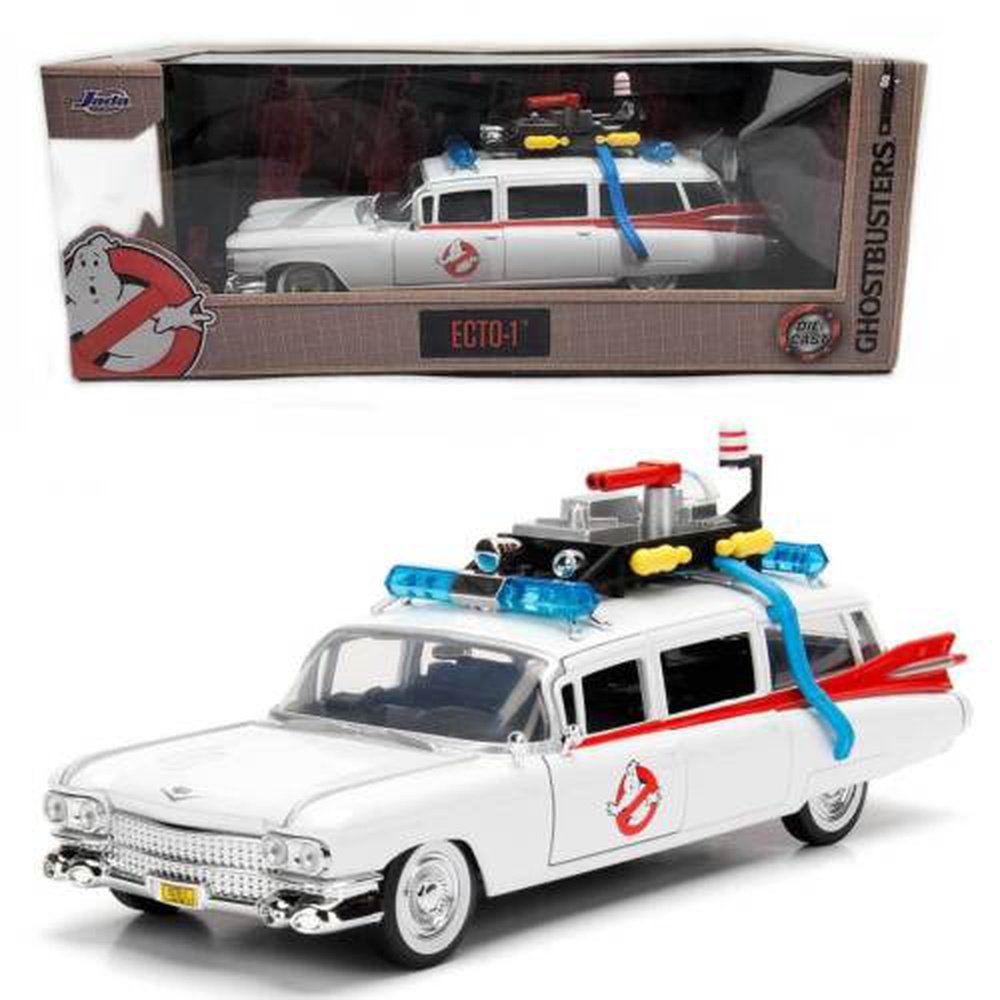 Hollywood Rides: Cadillac Ambulance "Ghostbusters Ecto-1" 1/24