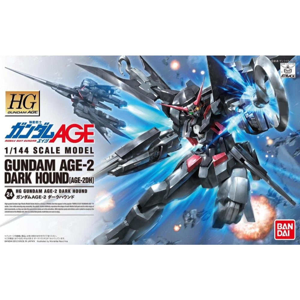 HGAGE #24 Gundam AGE-2 Dark Hound Model Kit 1/144