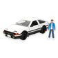 Initial D - Toyota Trueno AE86 & Takumi 1/24
