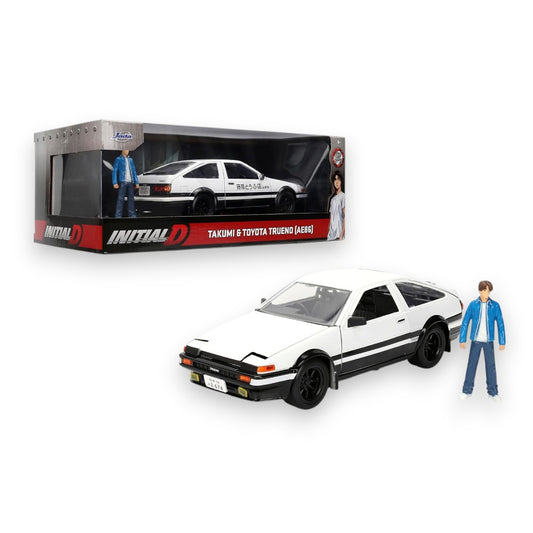Initial D - Toyota Trueno AE86 & Takumi 1/24
