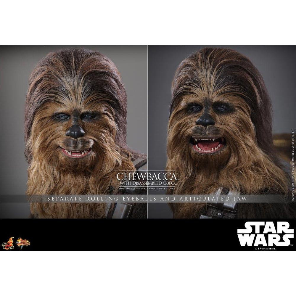 Star Wars: The Empire Strikes Back Chewbacca & Disassembled C-3PO 1/6