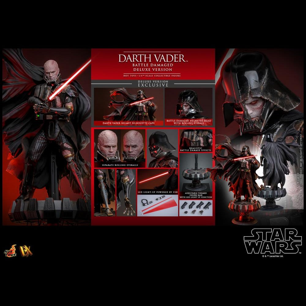 Star Wars DX45B Darth Vader Battle Damaged Deluxe 1/6