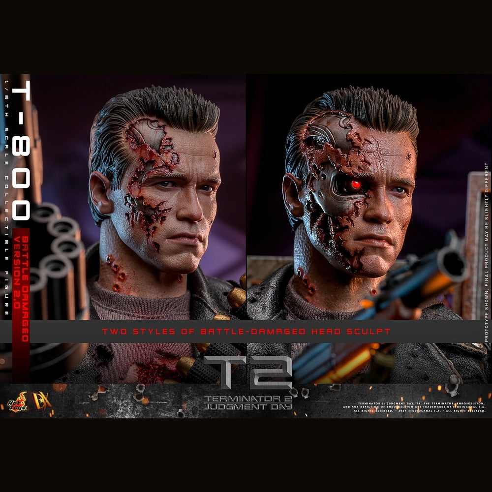 T-800 Battle Damaged Version 2.0 “Terminator 2: Judgment Day” 1/6