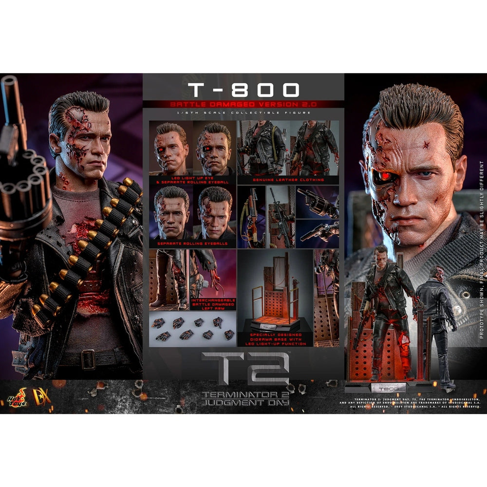 T-800 Battle Damaged Version 2.0 “Terminator 2: Judgment Day” 1/6