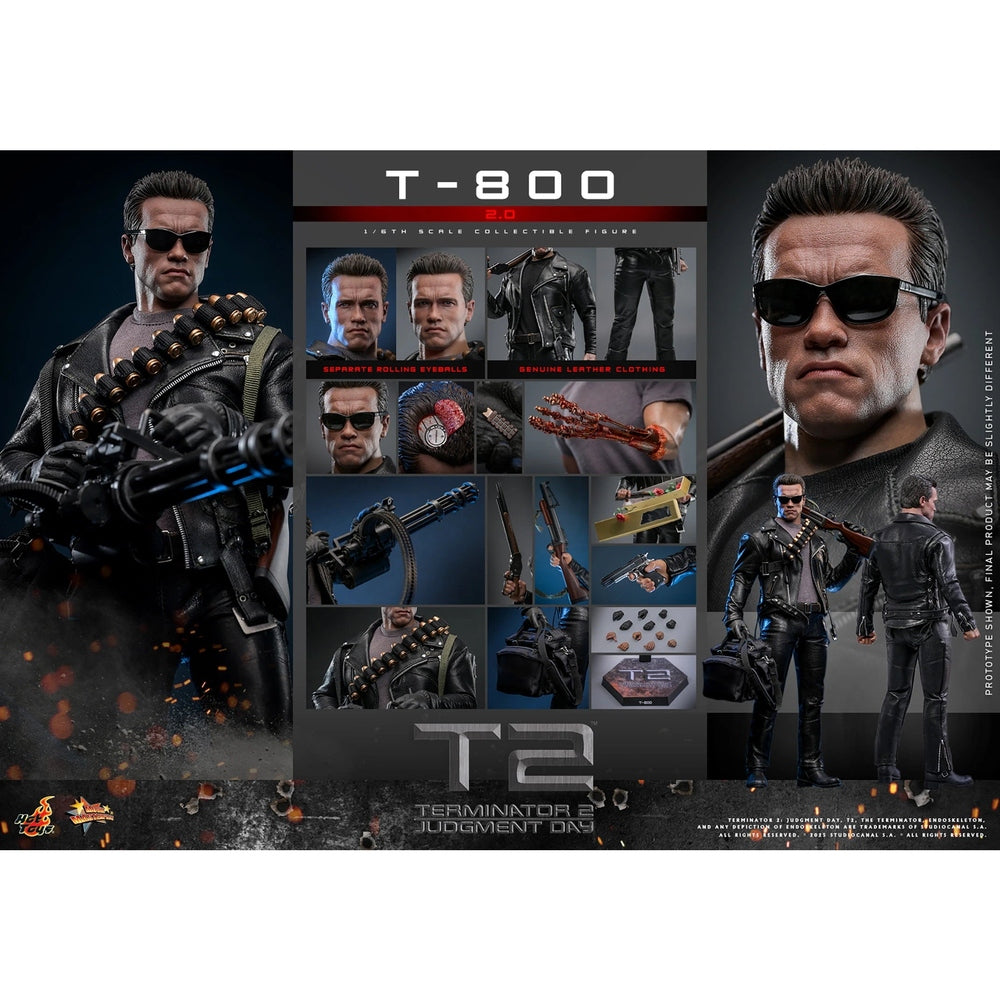 Terminator 2: Judgement Day MMS795 T-800 2.0 1/6