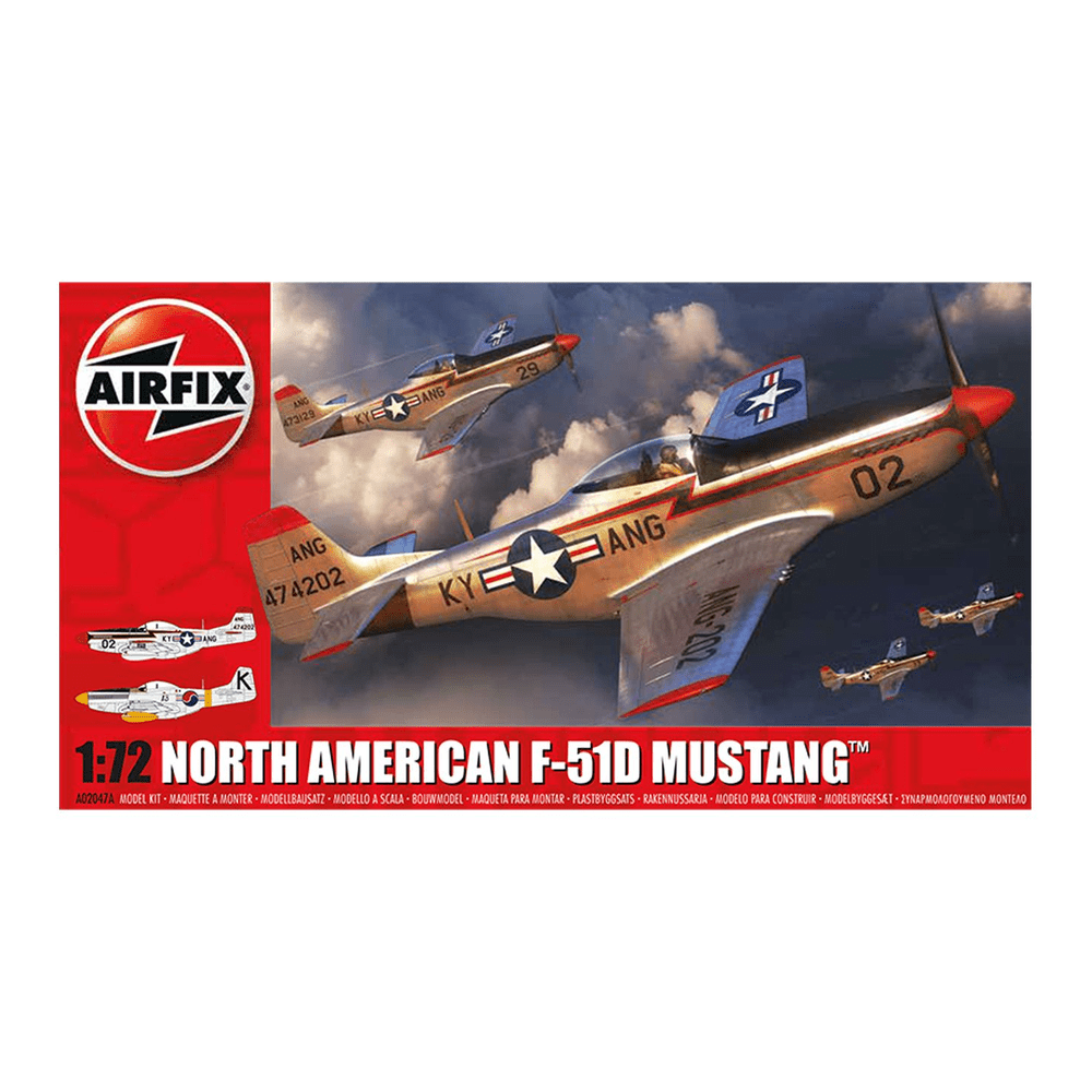 North American F-51D Mustang Model Kit 1/72