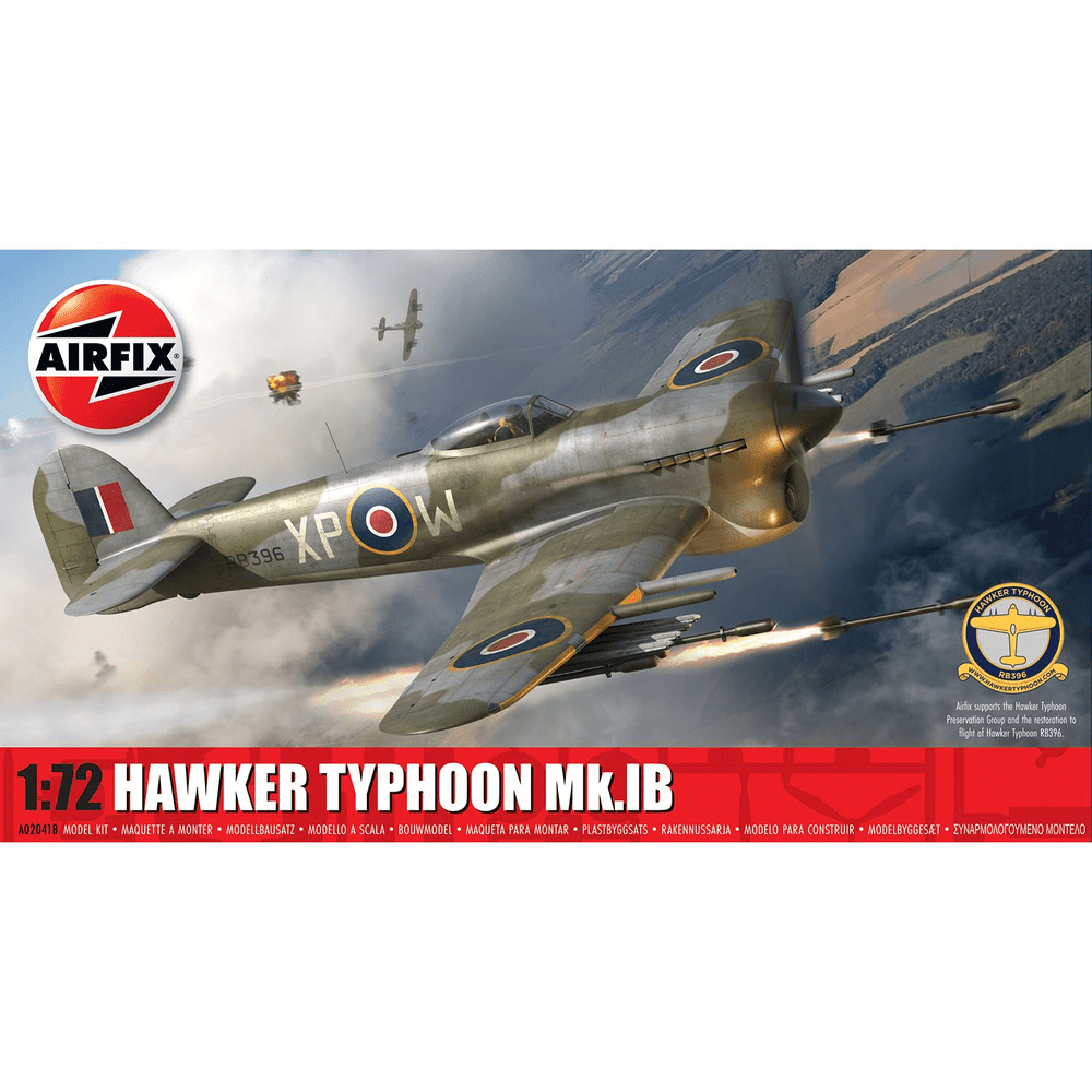 Hawker Typhoon Mk.IB Model Kit 1/72