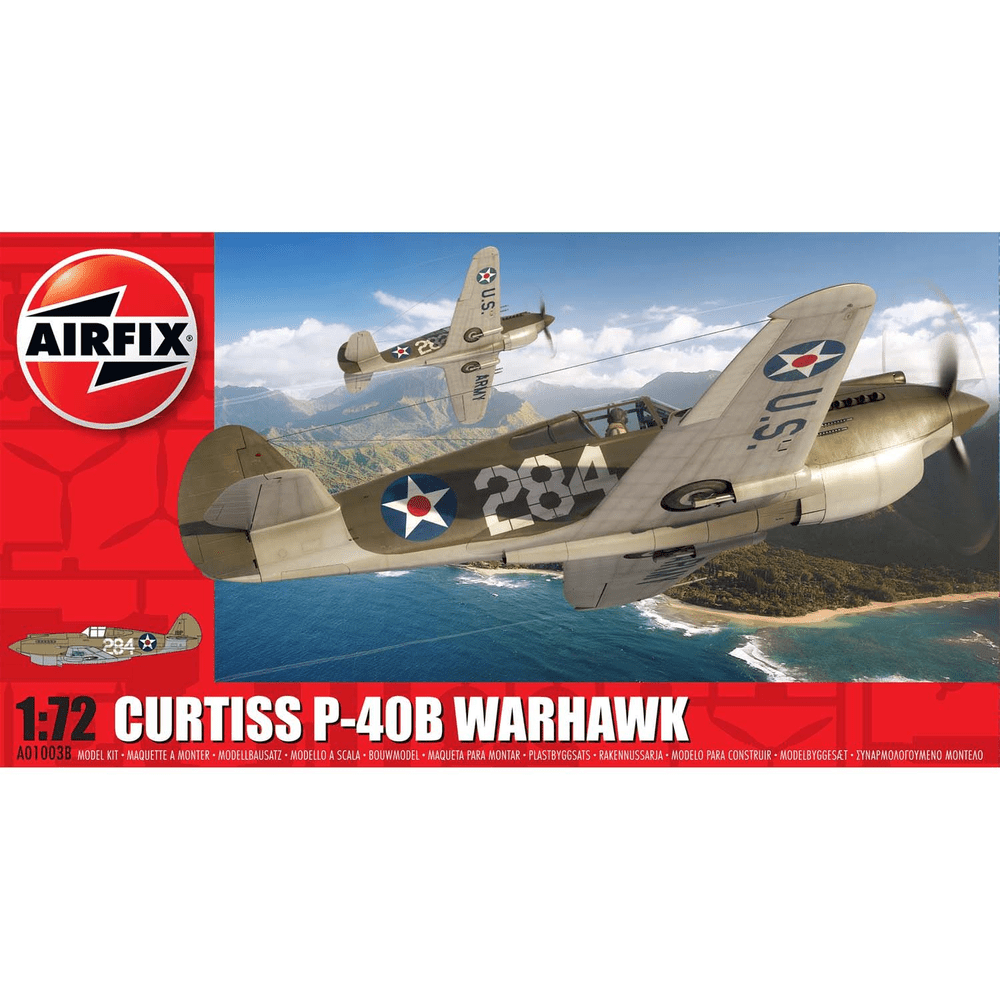 Curtiss P-40B Warhawk Model Kit 1/72