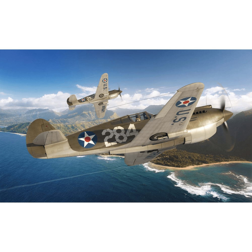 Curtiss P-40B Warhawk Model Kit 1/72