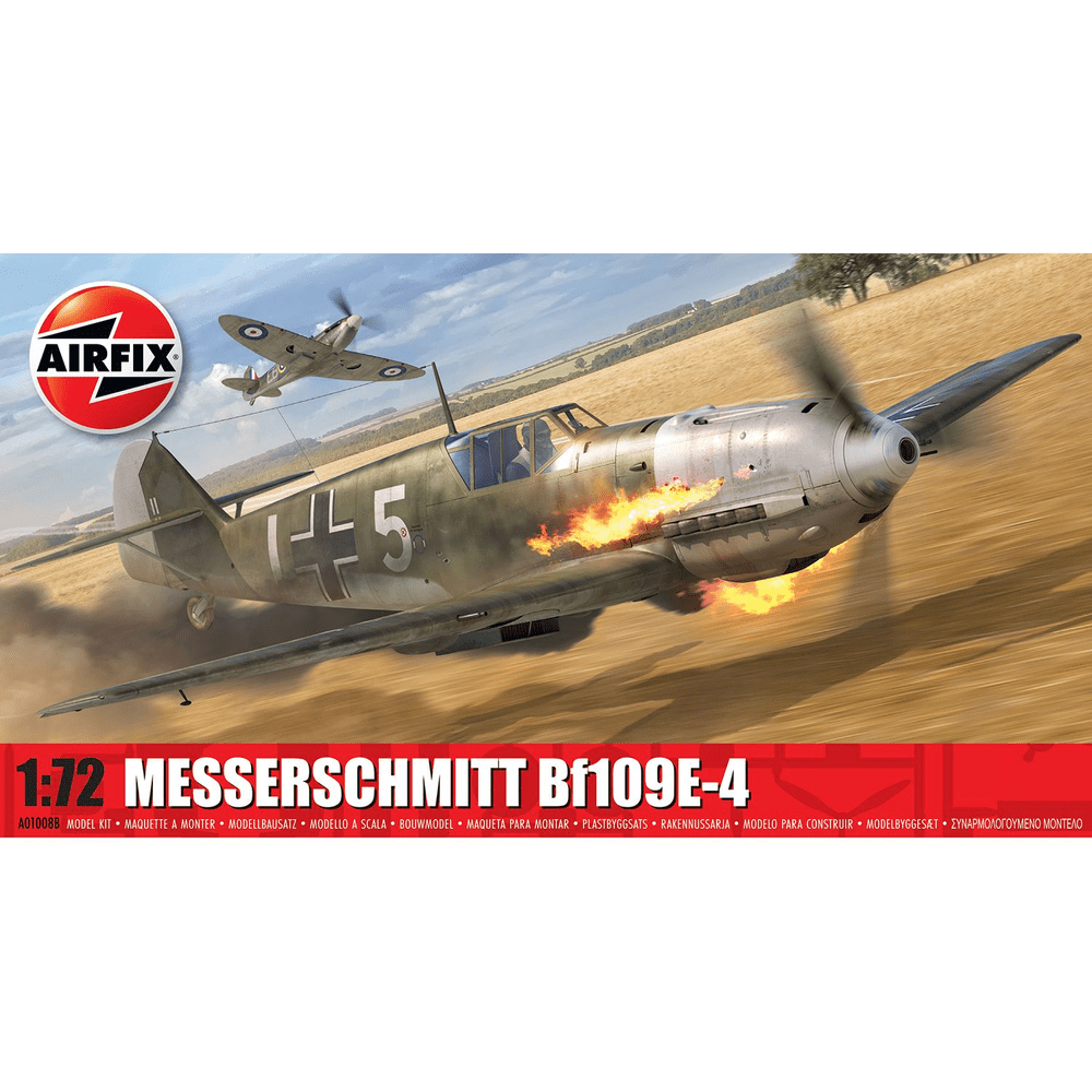 Messerschmitt Bf-109E-4 Model Kit 1/72